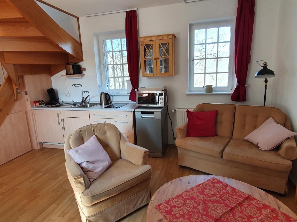 Ferienwohnung Am Burggraben auf der Sauerburg Sauerthal Exterior foto